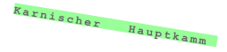 Karnischer   Hauptkamm 