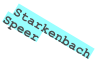 Starkenbach
Speer