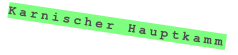 Karnischer Hauptkamm